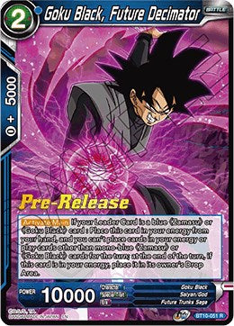 Goku Black, Future Decimator (Rise of the Unison Warrior) [BT10-051] | Good Games Adelaide SA