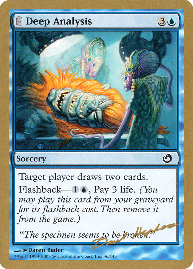 Deep Analysis (Dave Humpherys) [World Championship Decks 2003] | Good Games Adelaide SA