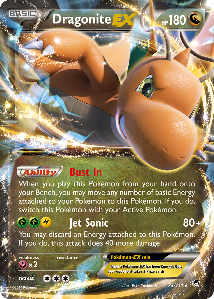 Dragonite EX (74/111) [XY: Furious Fists] | Good Games Adelaide SA