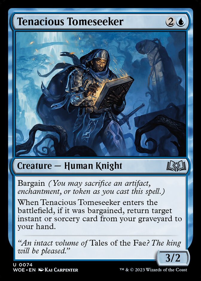 Tenacious Tomeseeker 74 (Wilds of Eldraine)  - Foil | Good Games Adelaide SA