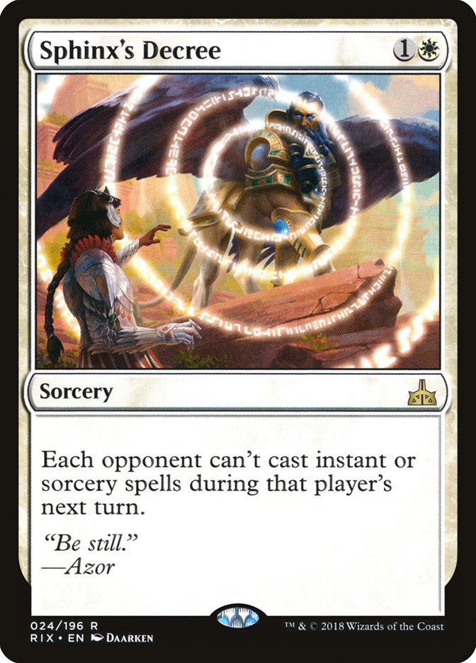 Sphinx's Decree 24 (Rivals of Ixalan)  | Good Games Adelaide SA