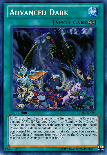 Advanced Dark [REDU-EN094] Secret Rare | Good Games Adelaide SA