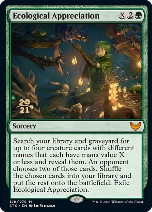 Ecological Appreciation 128 (Prerelease Cards)  - Foil | Good Games Adelaide SA