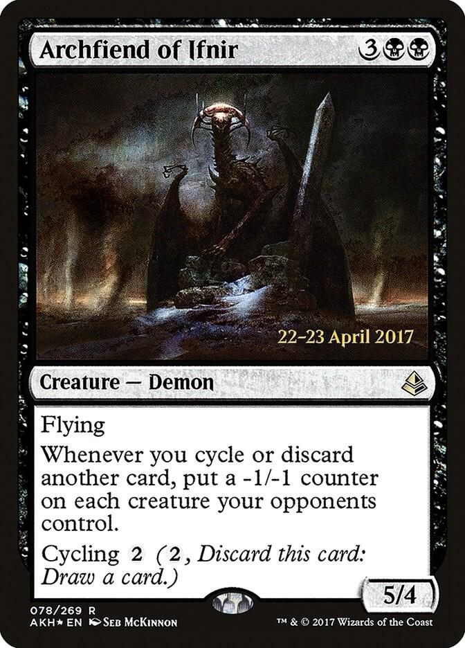 Archfiend of Ifnir 78 (Prerelease Cards)  - Foil | Good Games Adelaide SA
