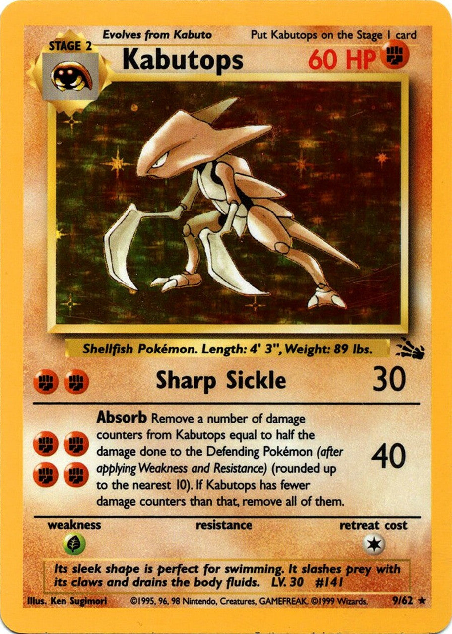 Kabutops (9/62) [Fossil Unlimited] | Good Games Adelaide SA