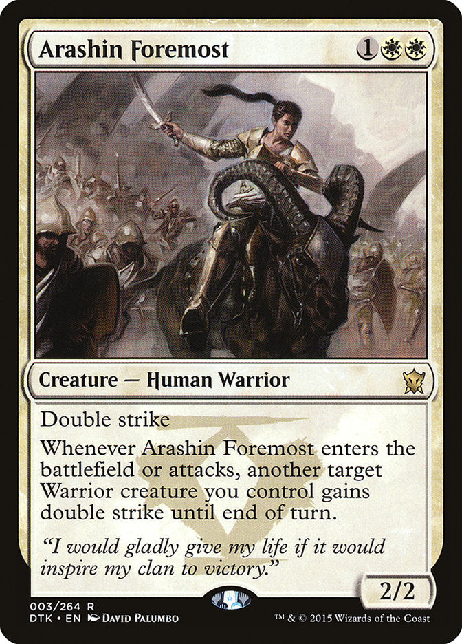 Arashin Foremost 3 (Dragons of Tarkir)  - Foil | Good Games Adelaide SA