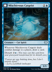 Mischievous Catgeist // Catlike Curiosity [Innistrad: Crimson Vow] | Good Games Adelaide SA