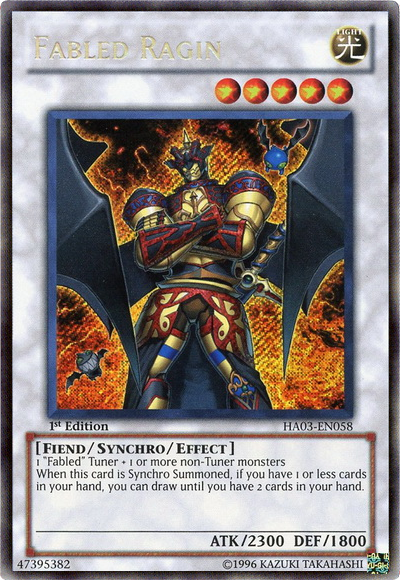 Fabled Ragin [HA03-EN058] Secret Rare | Good Games Adelaide SA