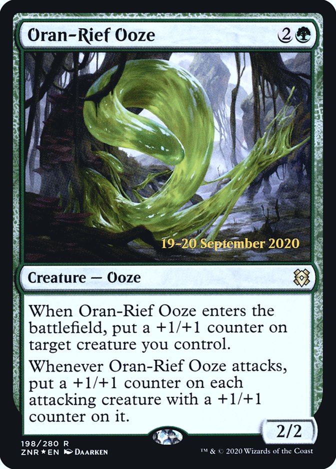 Oran-Rief Ooze  [Zendikar Rising Prerelease Promos] | Good Games Adelaide SA