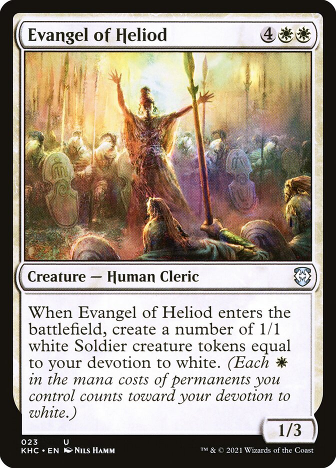 Evangel of Heliod 23 (Commander: Kaldheim)  | Good Games Adelaide SA