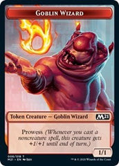 Goblin Wizard // Treasure Double-sided Token [Core Set 2021 Tokens] | Good Games Adelaide SA