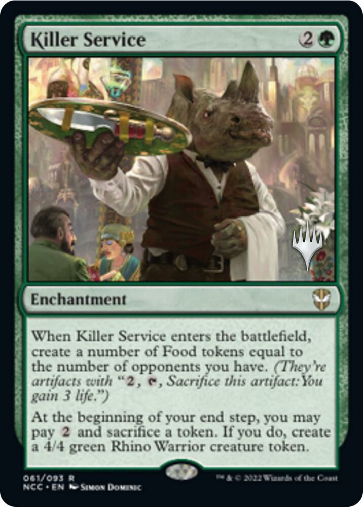 Killer Service 61 (Promo Pack: Streets of New Capenna)  - Foil | Good Games Adelaide SA
