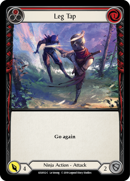 Leg Tap (Red) [KSU012-C] 1st Edition Normal | Good Games Adelaide SA