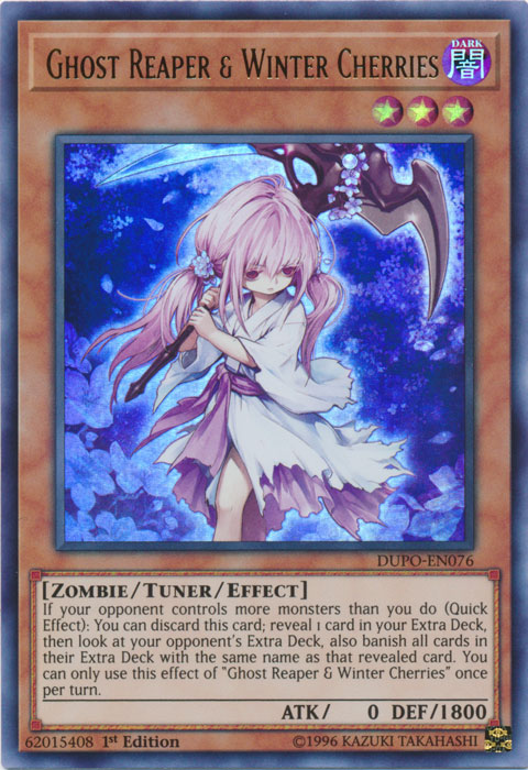 Ghost Reaper & Winter Cherries [DUPO-EN076] Ultra Rare | Good Games Adelaide SA