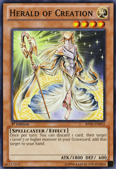 Herald of Creation [BP02-EN053] Mosaic Rare | Good Games Adelaide SA