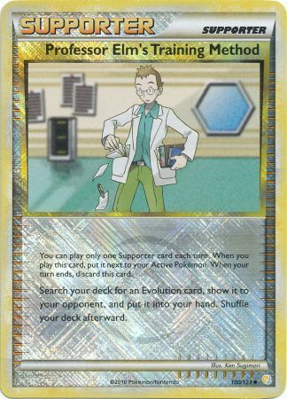 Professor Elm's Training Method (100/123) (League Promo) [HeartGold & SoulSilver: Base Set] | Good Games Adelaide SA