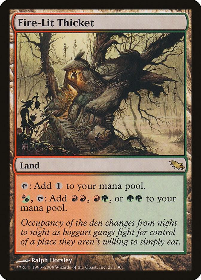 Fire Lit Thicket 271 (Shadowmoor)  | Good Games Adelaide SA