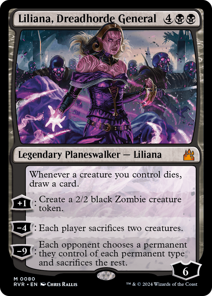 Liliana, Dreadhorde General [Ravnica Remastered] | Good Games Adelaide SA