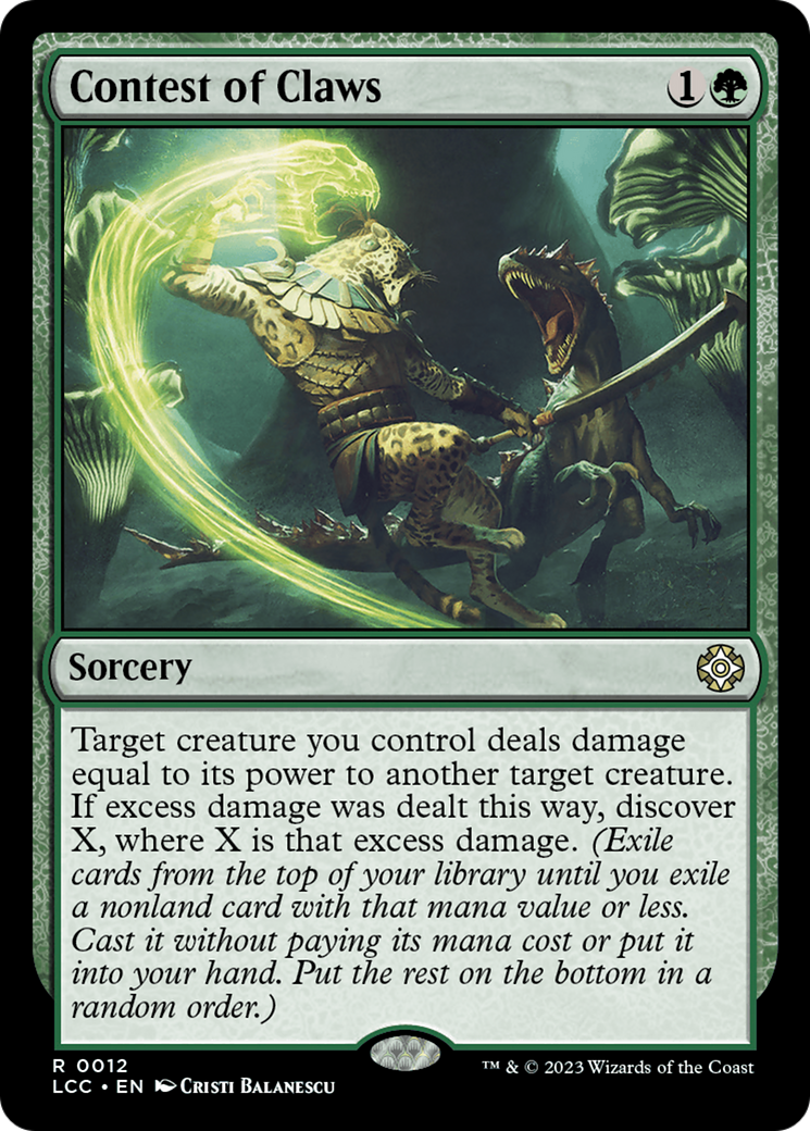 Contest of Claws [The Lost Caverns of Ixalan Commander] | Good Games Adelaide SA