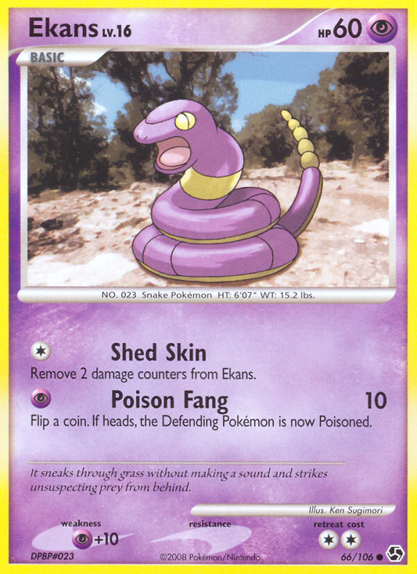 Ekans (66/106) [Diamond & Pearl: Great Encounters] | Good Games Adelaide SA