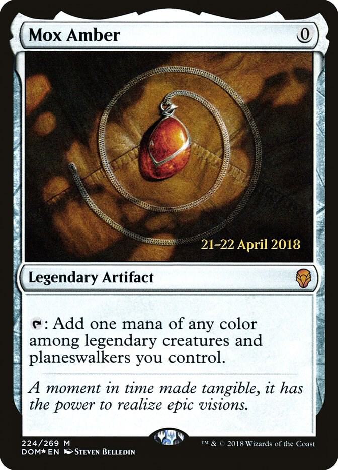 Mox Amber 224 (Prerelease Cards)  - Foil | Good Games Adelaide SA
