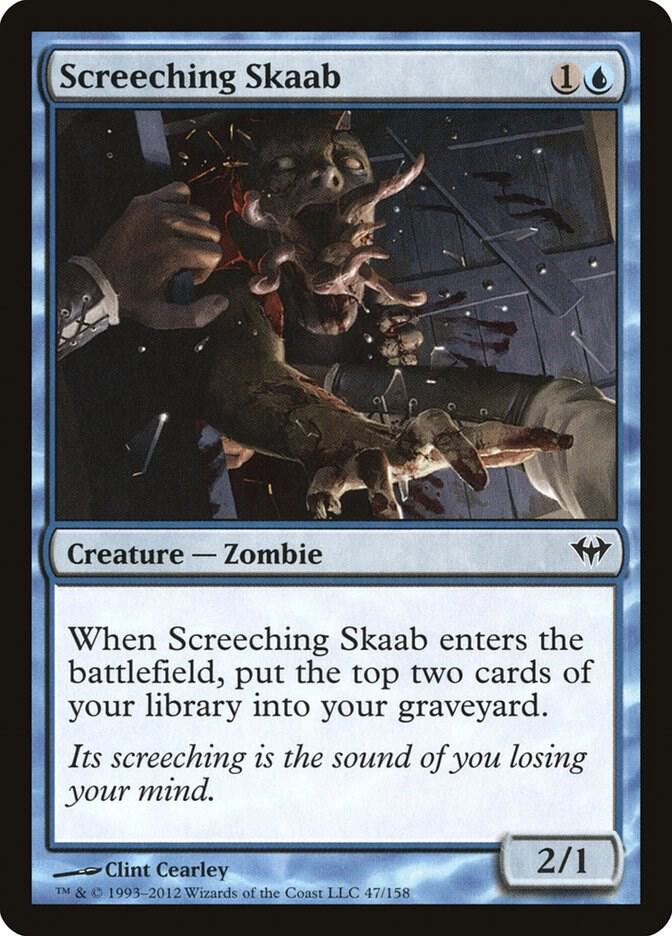Screeching Skaab 47 (Dark Ascension)  - Foil | Good Games Adelaide SA
