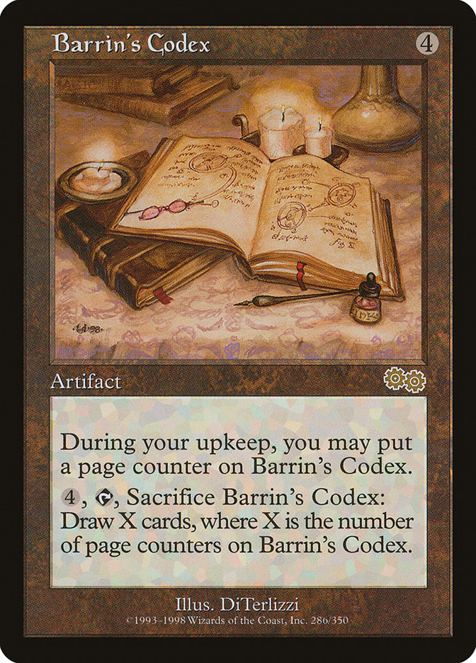 Barrin's Codex [Urza's Saga] | Good Games Adelaide SA