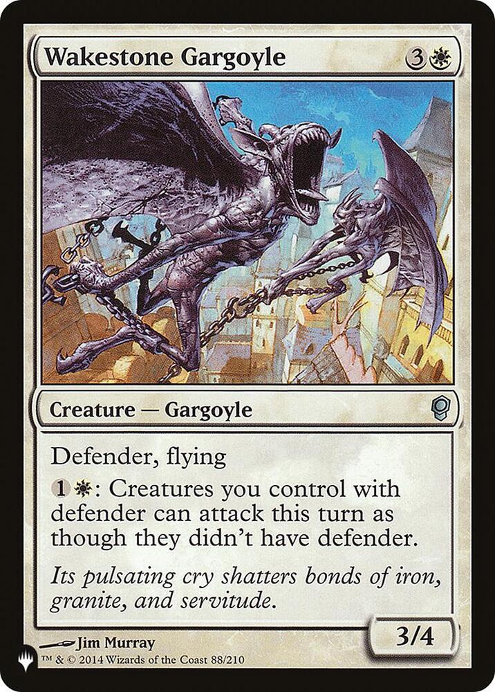Wakestone Gargoyle 88/210 (The List Reprints)  | Good Games Adelaide SA