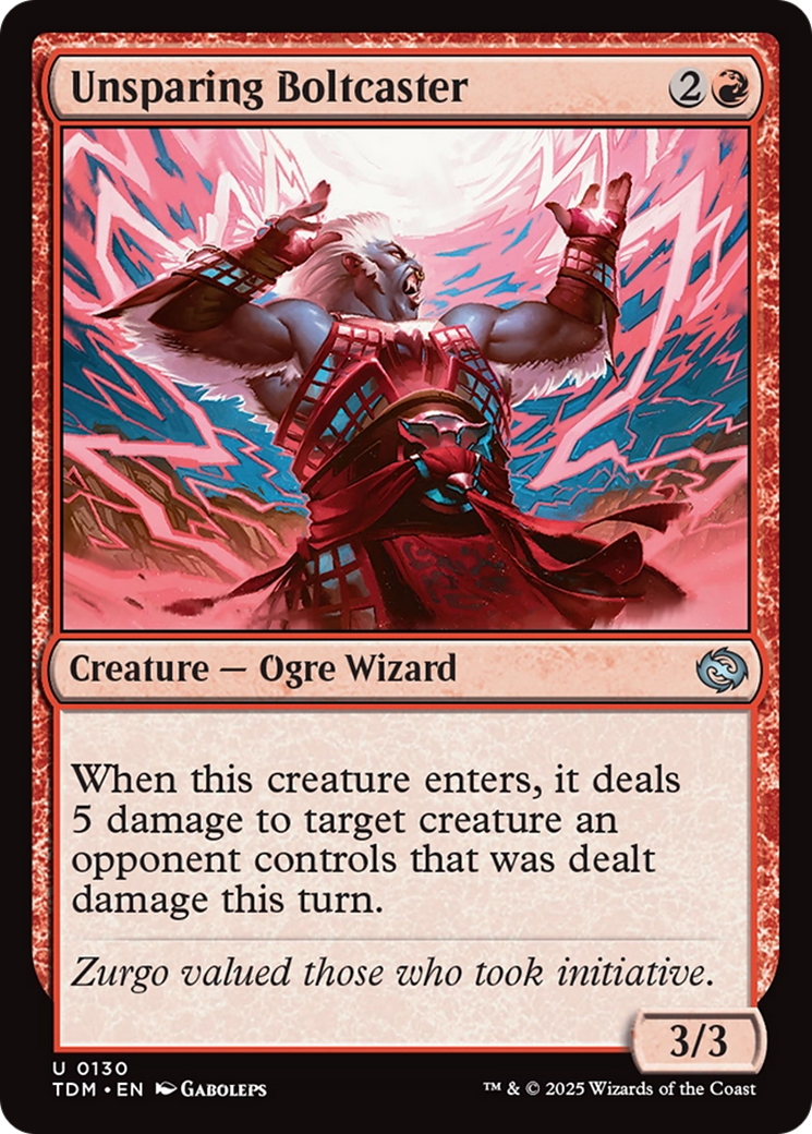 Unsparing Boltcaster [Tarkir: Dragonstorm] | Good Games Adelaide SA