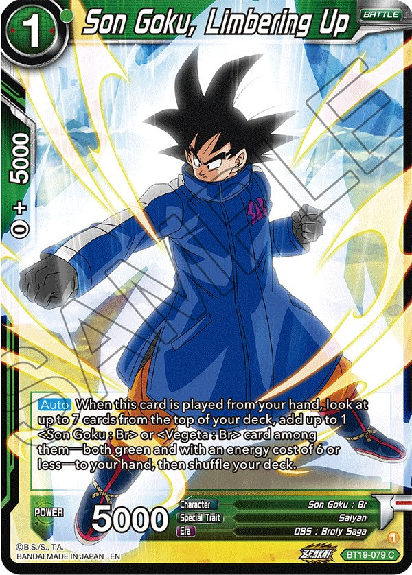 Son Goku, Limbering Up (BT19-079) [Fighter's Ambition] | Good Games Adelaide SA