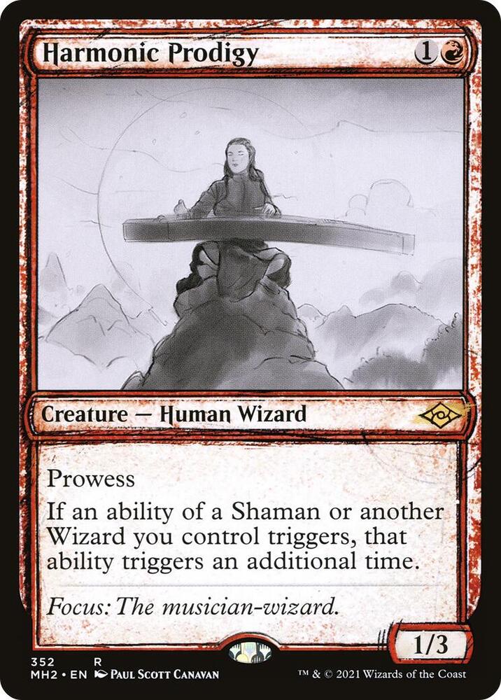 Harmonic Prodigy Showcase 352 (Modern Horizons 2)  - Foil | Good Games Adelaide SA