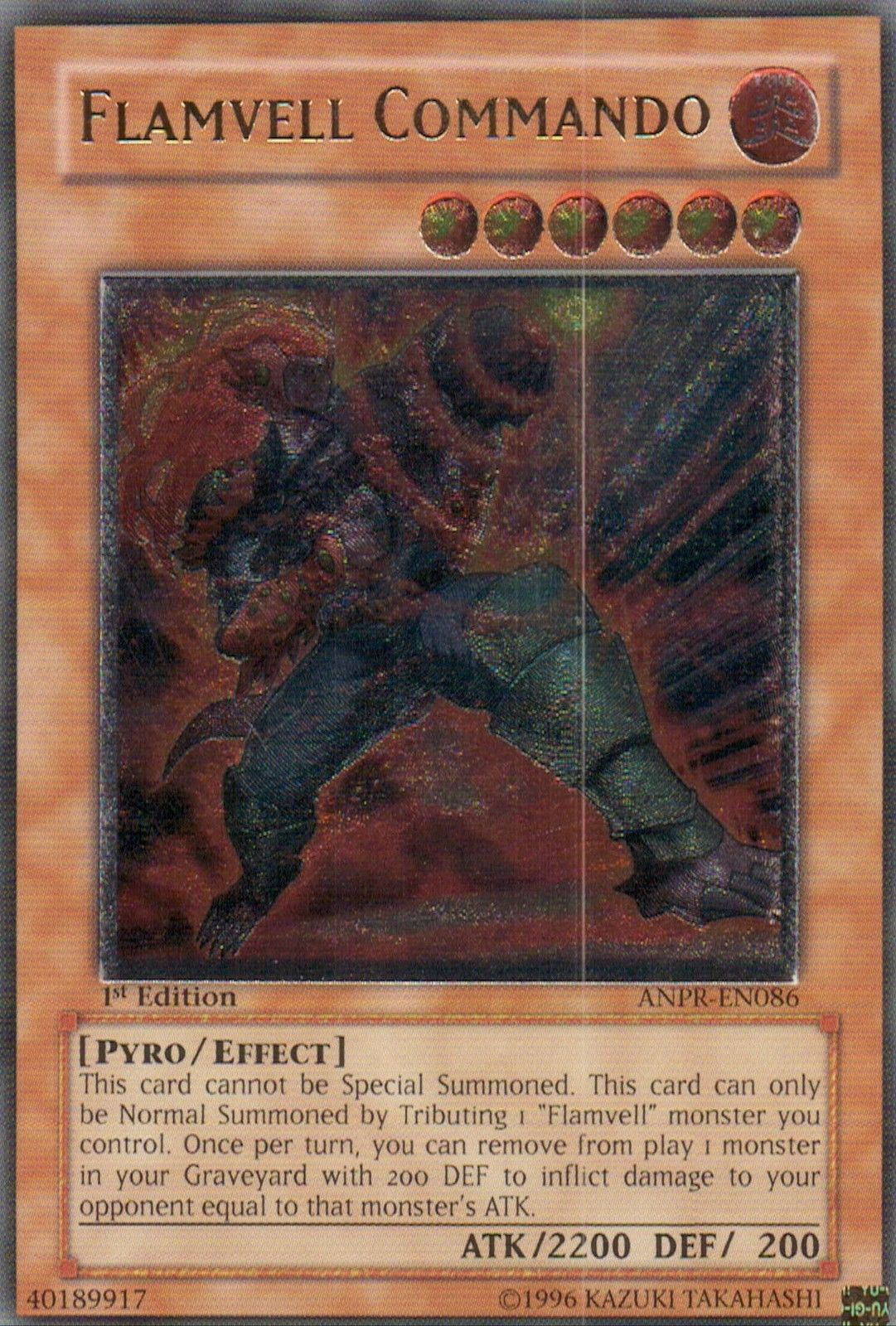 Flamvell Commando (UTR) [ANPR-EN086] Ultimate Rare | Good Games Adelaide SA