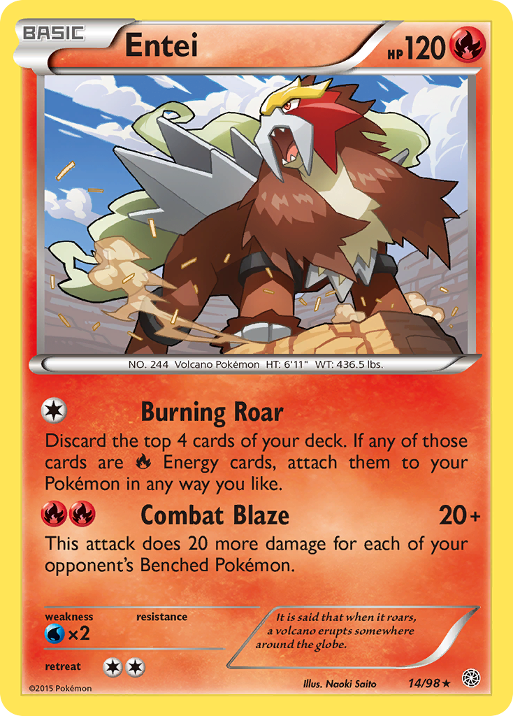 Entei (14/98) [XY: Ancient Origins] | Good Games Adelaide SA