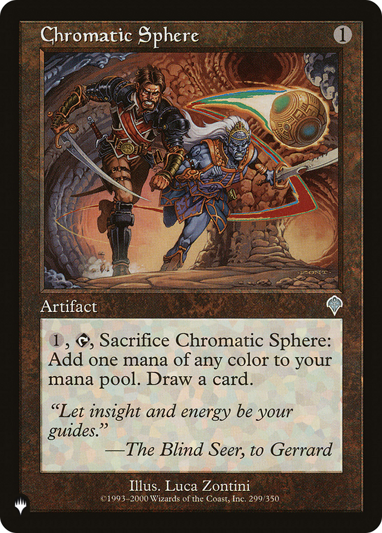 Chromatic Sphere [The List Reprints] | Good Games Adelaide SA