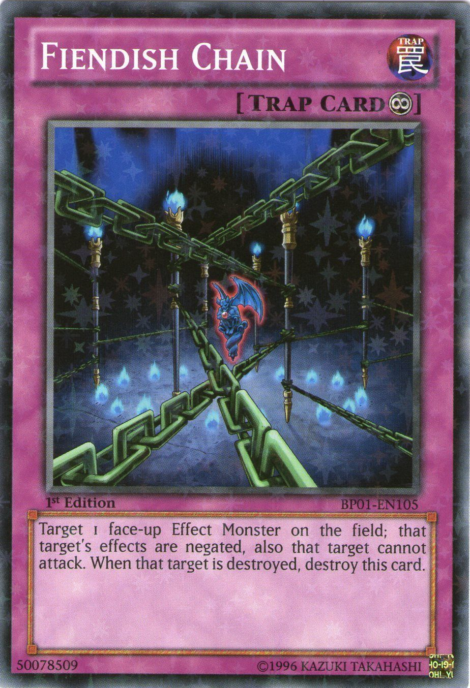 Fiendish Chain [BP01-EN105] Starfoil Rare | Good Games Adelaide SA