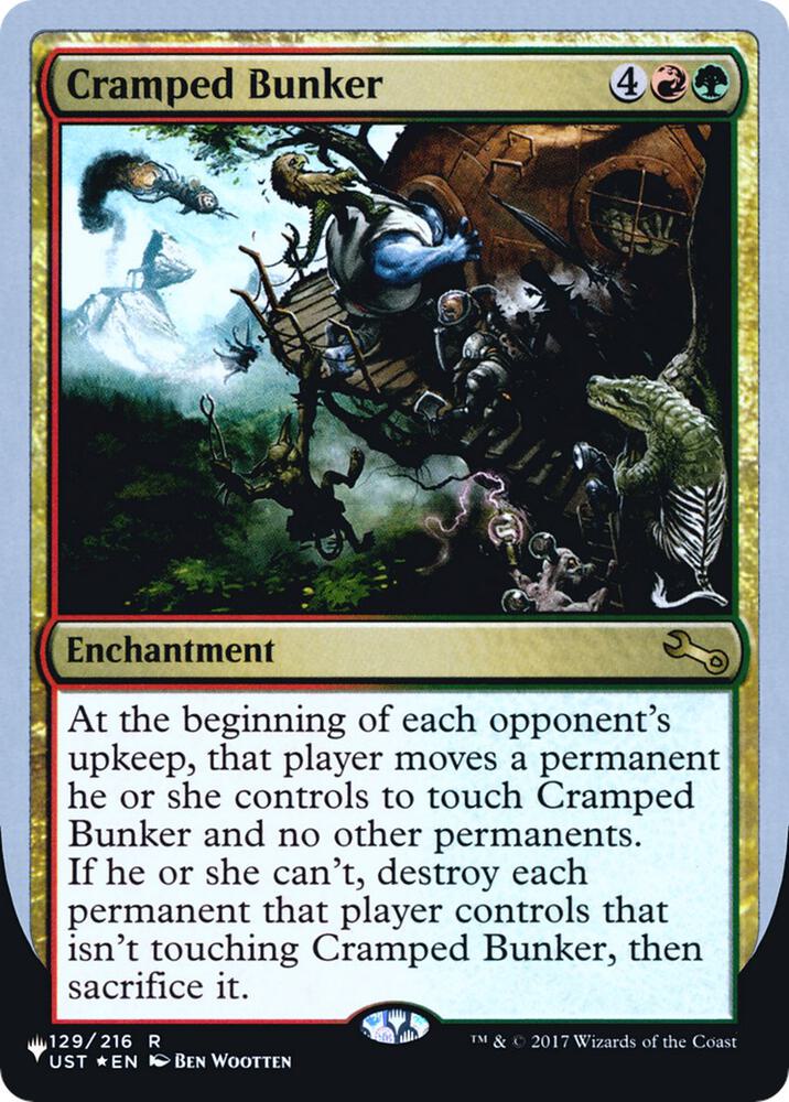 Cramped Bunker 129/216 (The List Reprints)  - Foil | Good Games Adelaide SA