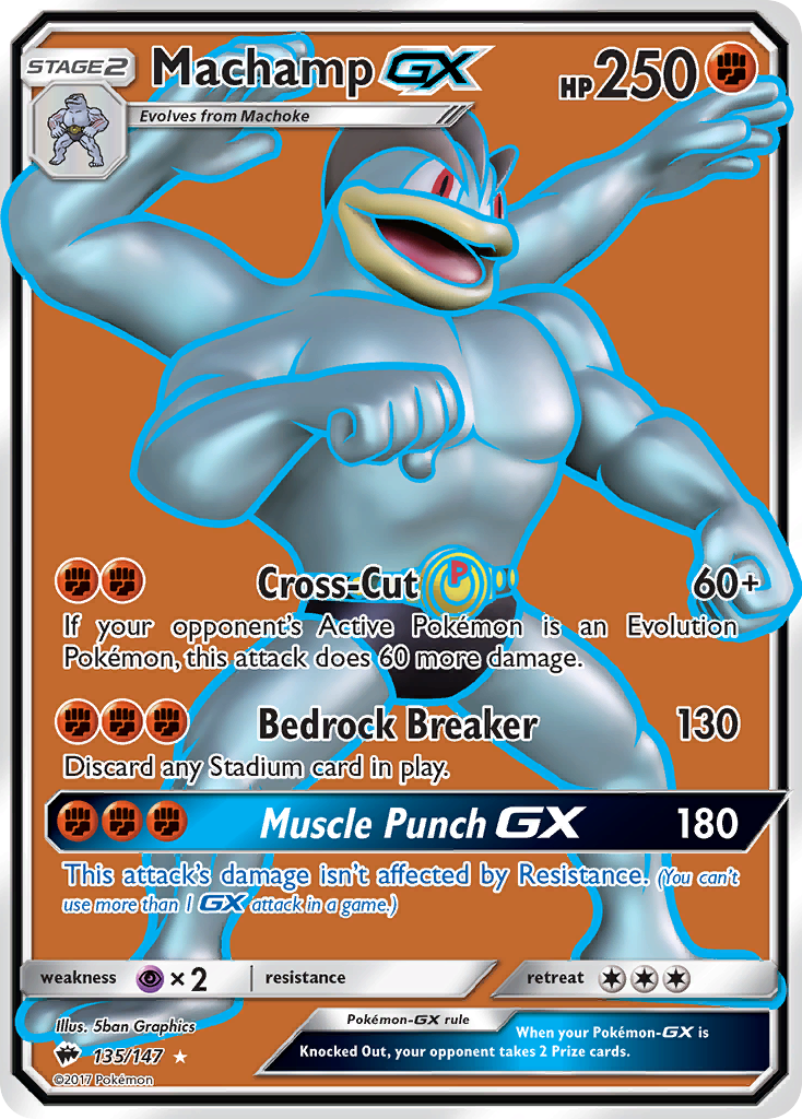 Machamp GX (135/147) [Sun & Moon: Burning Shadows] | Good Games Adelaide SA