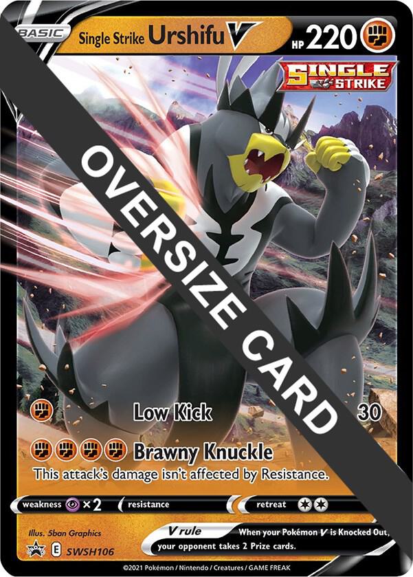 Single Strike Urshifu V SWSH106 SWSH106 (Jumbo Cards)  - Holofoil | Good Games Adelaide SA