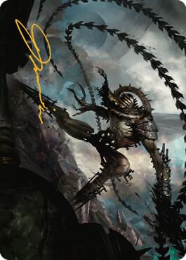 Razorlash Transmogrant Art Card Gold Stamped Signature 17 (Art Series: The Brothers' War)  | Good Games Adelaide SA