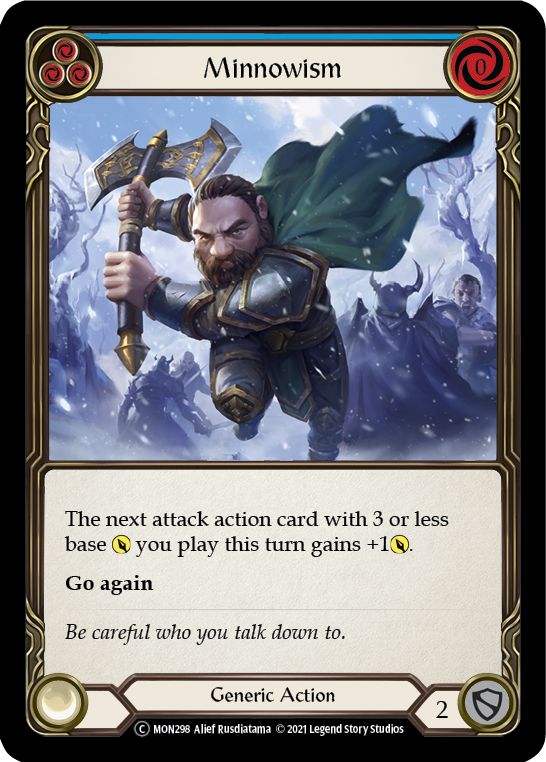 Minnowism (Blue) [U-MON298-RF] Unlimited Rainbow Foil | Good Games Adelaide SA