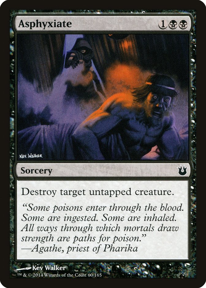 Asphyxiate 60 (Born of the Gods)  - Foil | Good Games Adelaide SA