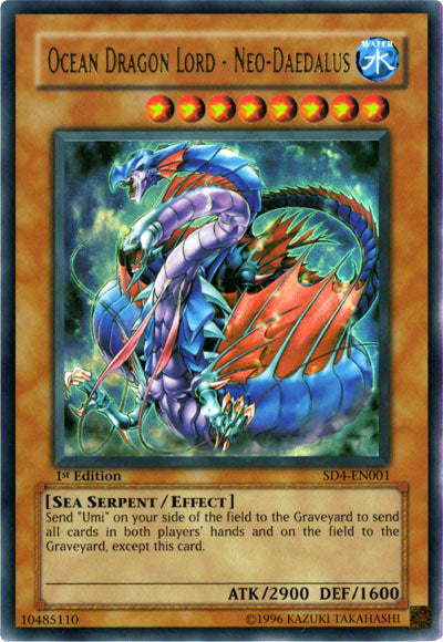 Ocean Dragon Lord - Neo Daedalus [SD4-EN001] Ultra Rare | Good Games Adelaide SA