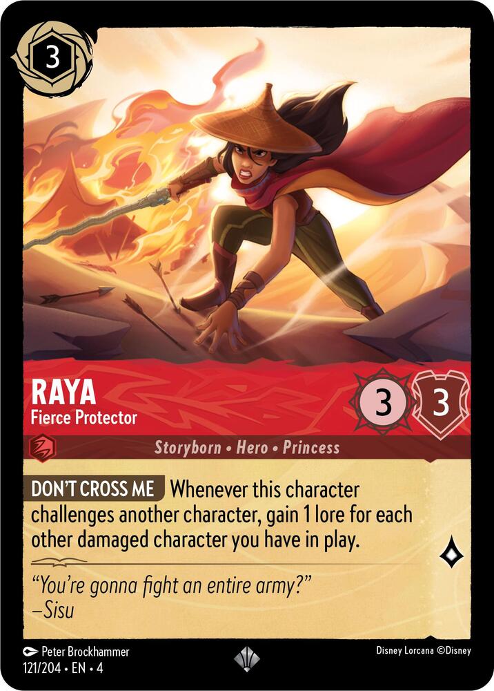 Raya Fierce Protector 121/204 (Ursula's Return)  | Good Games Adelaide SA