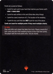 Vampire Wedding Planner (Magic Minigame) [Innistrad: Crimson Vow Minigame] | Good Games Adelaide SA