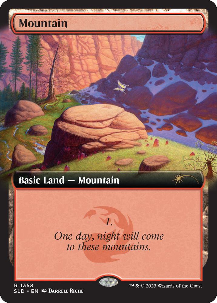 Mountain 1358 1358 (Secret Lair Drop Series)  - Foil | Good Games Adelaide SA