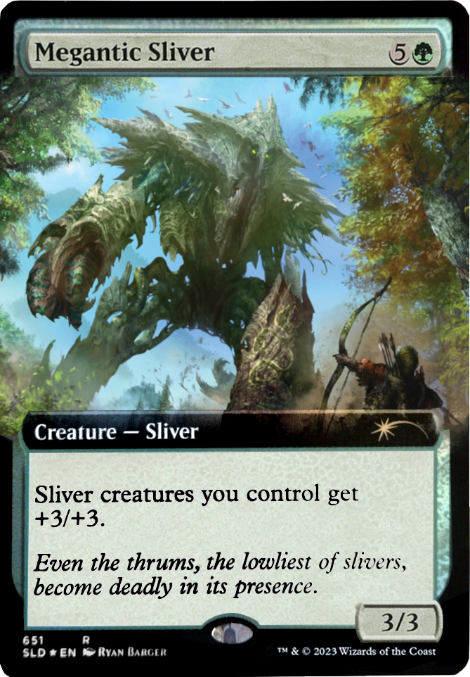 Megantic Sliver (Extended Art) [Secret Lair Drop Promos] | Good Games Adelaide SA