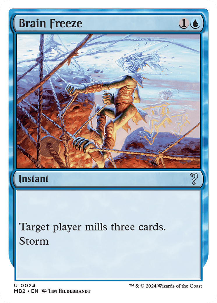 Brain Freeze (White Border) [Mystery Booster 2] | Good Games Adelaide SA