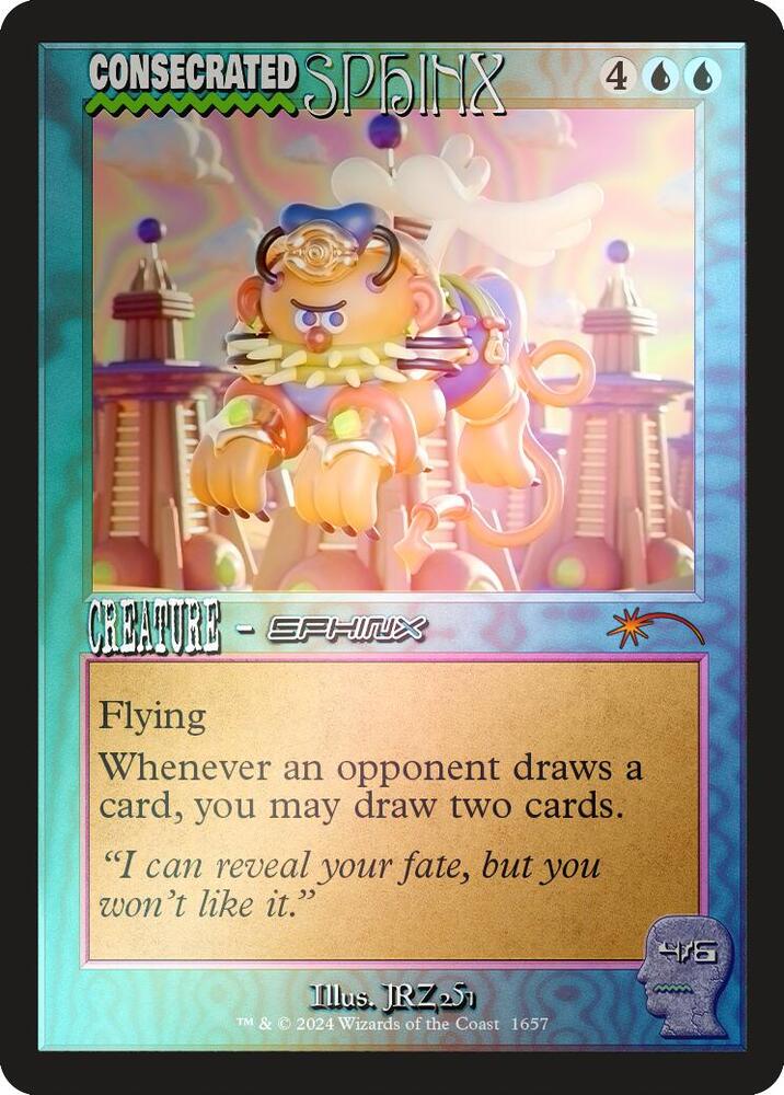 Consecrated Sphinx 1657 Rainbow Foil 1657 (Secret Lair Drop Series)  - Foil | Good Games Adelaide SA