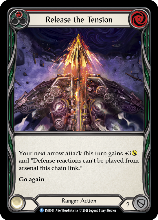 Release the Tension (Red) [EVR091] (Everfest)  1st Edition Rainbow Foil | Good Games Adelaide SA