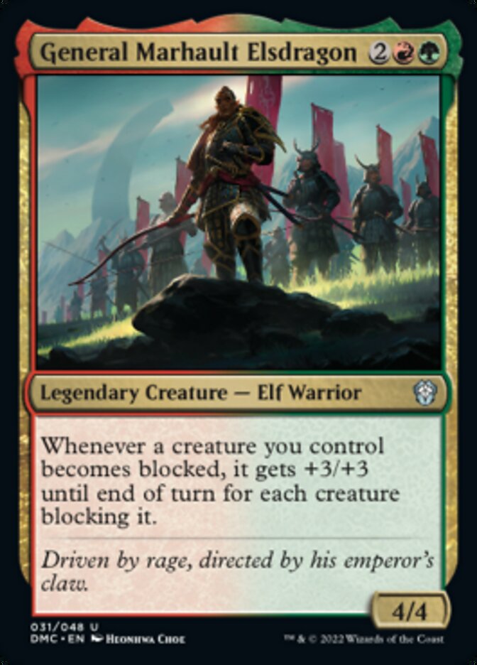 General Marhault Elsdragon [Dominaria United Commander] | Good Games Adelaide SA